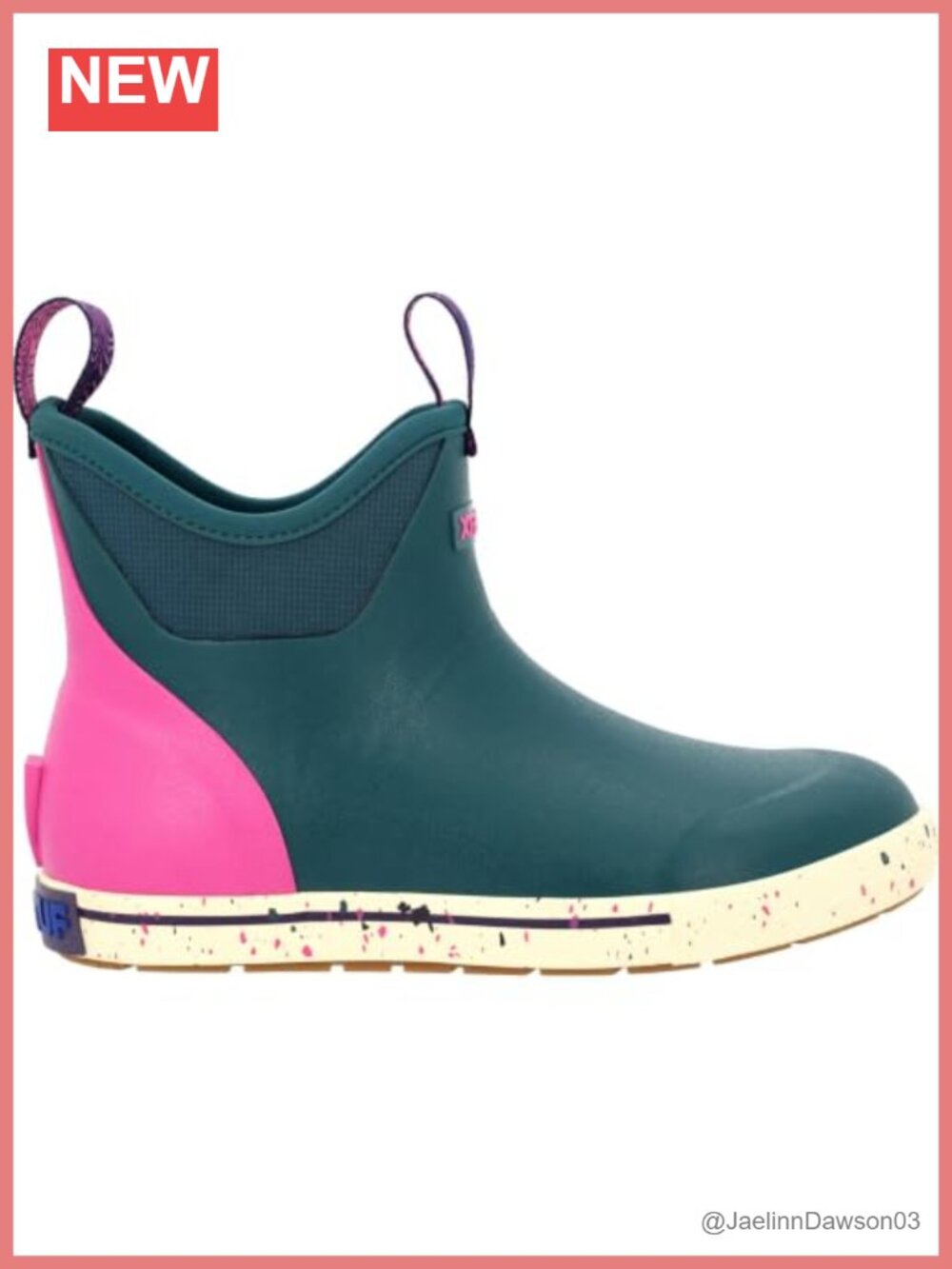 XTRATUF Women's 6 Inch Waterproof Ankle Deck Boot Rubber
